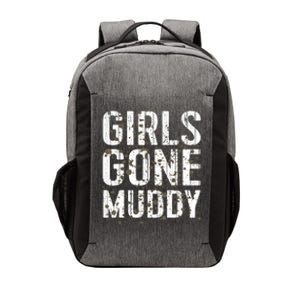 Mud Run Marathon Runner Girl Gone Muddy Mudding Vector Backpack