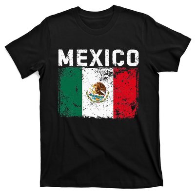 Mexico Roots Mexican Flag Pride Hispanic Heritage T-Shirt