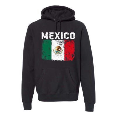 Mexico Roots Mexican Flag Pride Hispanic Heritage Premium Hoodie