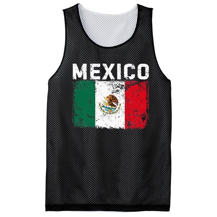 Mexico Roots Mexican Flag Pride Hispanic Heritage Mesh Reversible Basketball Jersey Tank