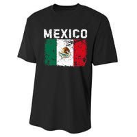 Mexico Roots Mexican Flag Pride Hispanic Heritage Performance Sprint T-Shirt