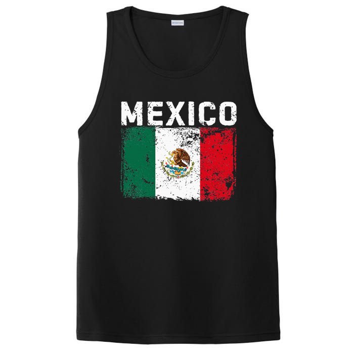 Mexico Roots Mexican Flag Pride Hispanic Heritage PosiCharge Competitor Tank