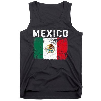 Mexico Roots Mexican Flag Pride Hispanic Heritage Tank Top