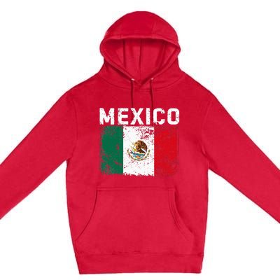 Mexico Roots Mexican Flag Pride Hispanic Heritage Premium Pullover Hoodie