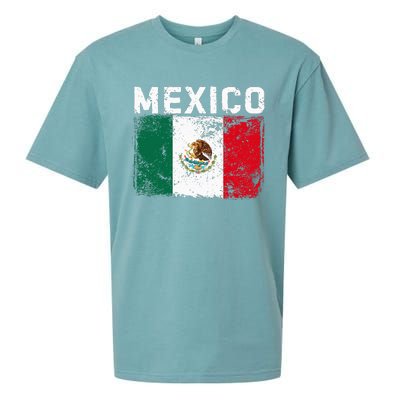 Mexico Roots Mexican Flag Pride Hispanic Heritage Sueded Cloud Jersey T-Shirt