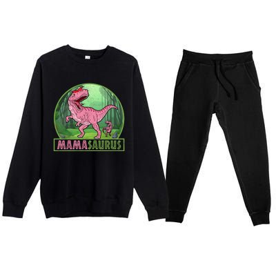 MAMASAURUS REX MOTHER'S DAY Premium Crewneck Sweatsuit Set