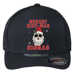 Merry Rizz Mas Sigmas Gen Alpha Middle School Christmas Flexfit Unipanel Trucker Cap