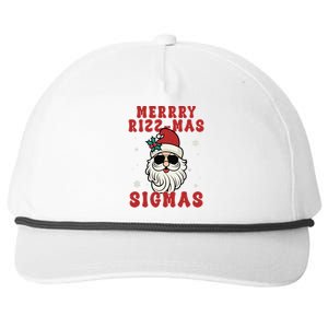 Merry Rizz Mas Sigmas Gen Alpha Middle School Christmas Snapback Five-Panel Rope Hat