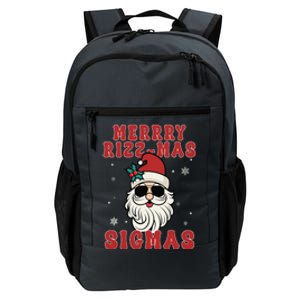 Merry Rizz Mas Sigmas Gen Alpha Middle School Christmas Daily Commute Backpack