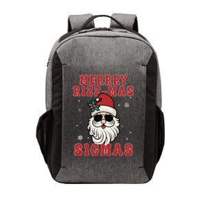 Merry Rizz Mas Sigmas Gen Alpha Middle School Christmas Vector Backpack