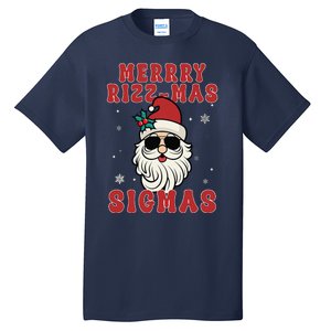 Merry Rizz Mas Sigmas Gen Alpha Middle School Christmas Tall T-Shirt