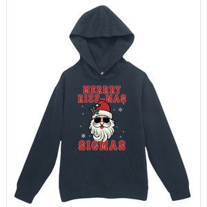 Merry Rizz Mas Sigmas Gen Alpha Middle School Christmas Urban Pullover Hoodie