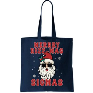 Merry Rizz Mas Sigmas Gen Alpha Middle School Christmas Tote Bag