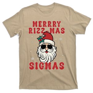 Merry Rizz Mas Sigmas Gen Alpha Middle School Christmas T-Shirt