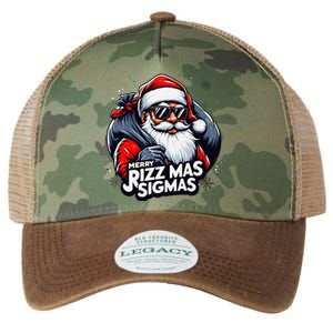 Merry Rizz Mas Sigmas Gen Alpha Middle School Christmas Legacy Tie Dye Trucker Hat