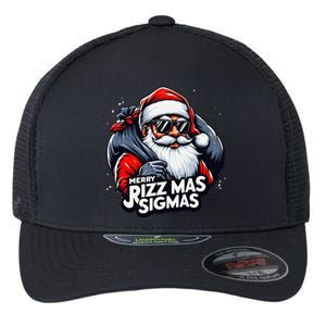 Merry Rizz Mas Sigmas Gen Alpha Middle School Christmas Flexfit Unipanel Trucker Cap