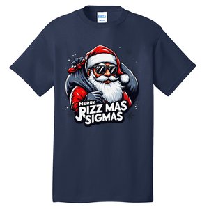 Merry Rizz Mas Sigmas Gen Alpha Middle School Christmas Tall T-Shirt