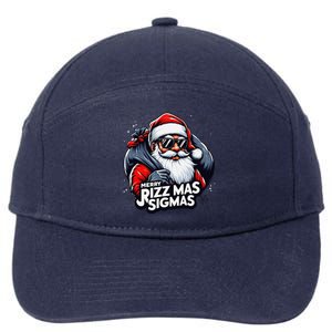 Merry Rizz Mas Sigmas Gen Alpha Middle School Christmas 7-Panel Snapback Hat