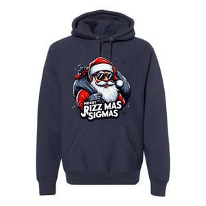 Merry Rizz Mas Sigmas Gen Alpha Middle School Christmas Premium Hoodie