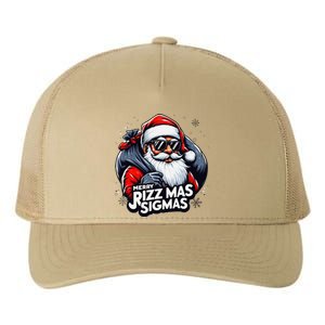 Merry Rizz Mas Sigmas Gen Alpha Middle School Christmas Yupoong Adult 5-Panel Trucker Hat