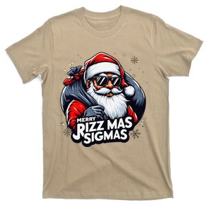 Merry Rizz Mas Sigmas Gen Alpha Middle School Christmas T-Shirt