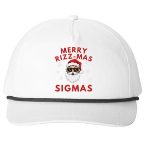 Merry Rizz Mas Sigmas Gen Alpha Middle School Christmas Snapback Five-Panel Rope Hat