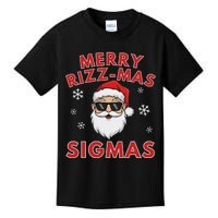 Merry Rizz Mas Sigmas Gen Alpha Middle School Christmas Kids T-Shirt