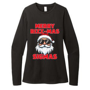 Merry Rizz Mas Sigmas Gen Alpha Middle School Christmas Womens CVC Long Sleeve Shirt