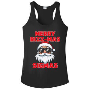 Merry Rizz Mas Sigmas Gen Alpha Middle School Christmas Ladies PosiCharge Competitor Racerback Tank