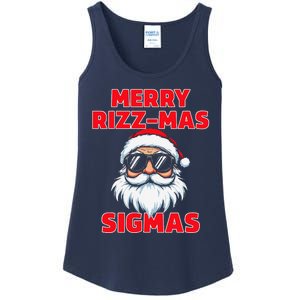 Merry Rizz Mas Sigmas Gen Alpha Middle School Christmas Ladies Essential Tank