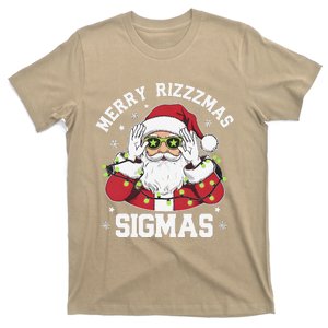 Merry Rizz Mas Sigmas Gen Alpha Middle School Christmas T-Shirt