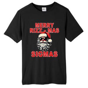 Merry Rizz Mas Sigmas Cool Santa Face Gen Alpha Christmas Tall Fusion ChromaSoft Performance T-Shirt