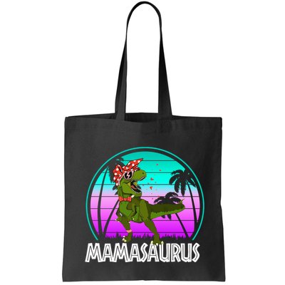 Mamasaurus Rex Mama Dinosaur Retro Dino Bag