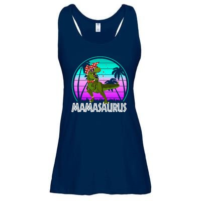 Mamasaurus Rex Mama Dinosaur Retro Dino Ladies Essential Flowy Tank