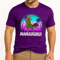 Mamasaurus Rex Mama Dinosaur Retro Dino Cooling Performance Crew T-Shirt