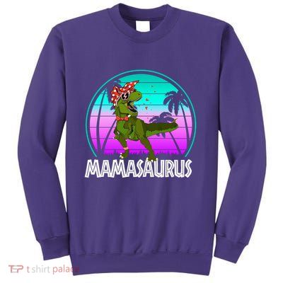 Mamasaurus Rex Mama Dinosaur Retro Dino Sweatshirt