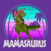 Mamasaurus Rex Mama Dinosaur Retro Dino Button