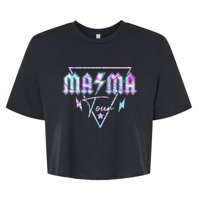 Mama Rock Moms Life Mothers Day Family Bella+Canvas Jersey Crop Tee