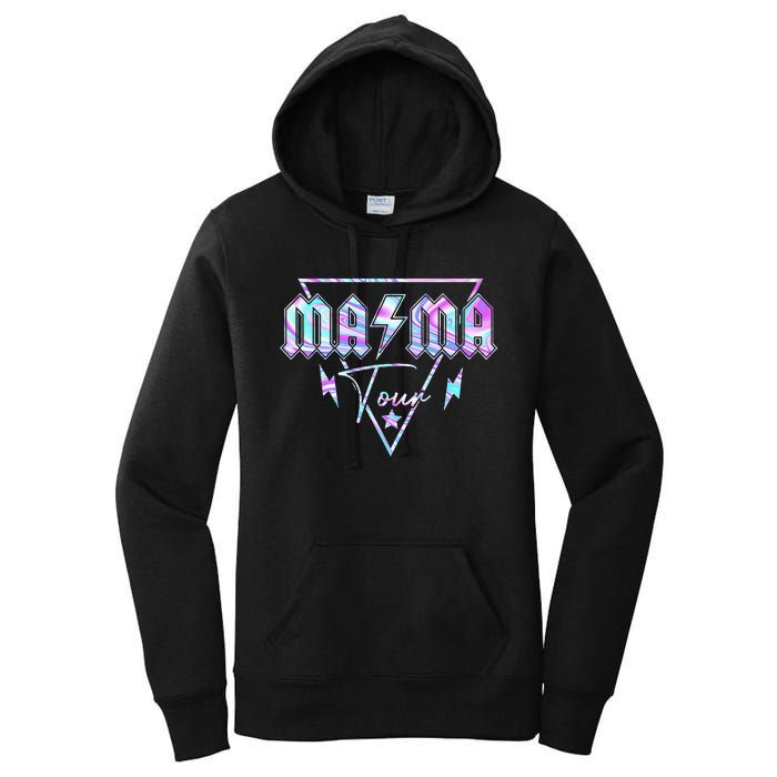 Mama Rock Moms Life Mothers Day Family Women's Pullover Hoodie