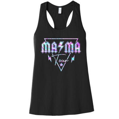 Mama Rock Moms Life Mothers Day Family Women's Racerback Tank