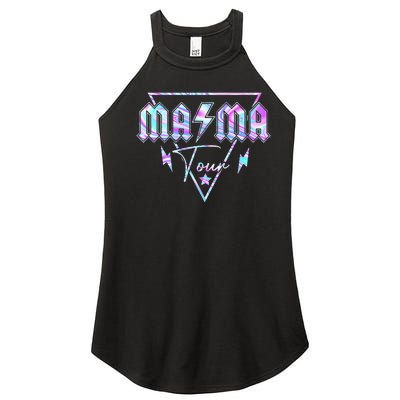 Mama Rock Moms Life Mothers Day Family Women's Perfect Tri Rocker Tank