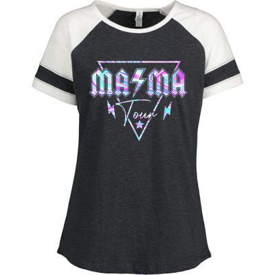 Mama Rock Moms Life Mothers Day Family Enza Ladies Jersey Colorblock Tee