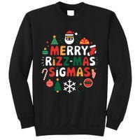 Merry Rizz Mas Sigmas Gen Alpha Middle School Christmas Sweatshirt