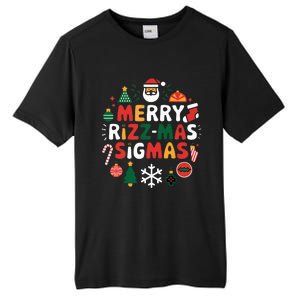 Merry Rizz Mas Sigmas Gen Alpha Middle School Christmas Tall Fusion ChromaSoft Performance T-Shirt