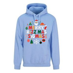 Merry Rizz Mas Sigmas Gen Alpha Middle School Christmas Unisex Surf Hoodie