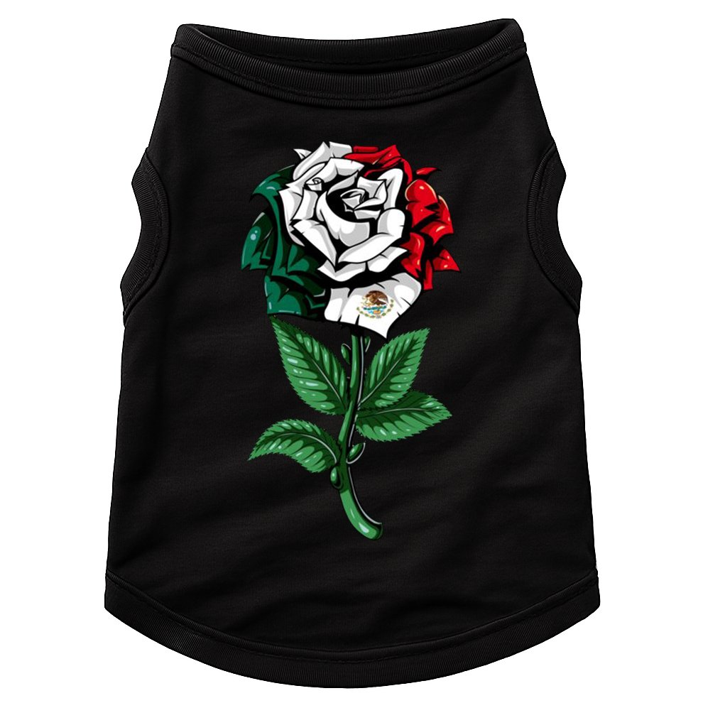 Mexican Rose Mexico Pride Doggie Tank