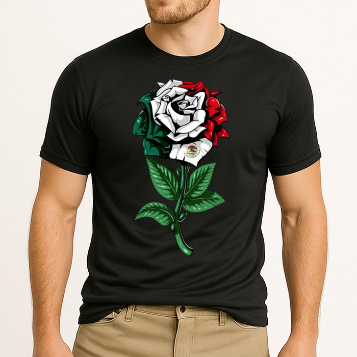 Mexican Rose Mexico Pride Performance Shirt
