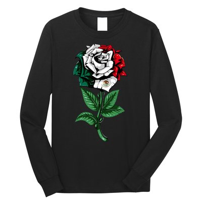 Mexican Rose Mexico Pride Long Sleeve Shirt