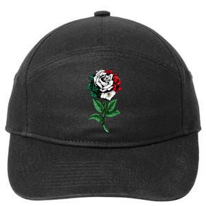 Mexican Rose Mexico Pride 7-Panel Snapback Hat