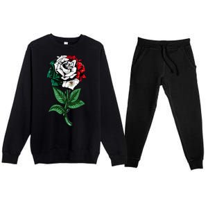 Mexican Rose Mexico Pride Premium Crewneck Sweatsuit Set